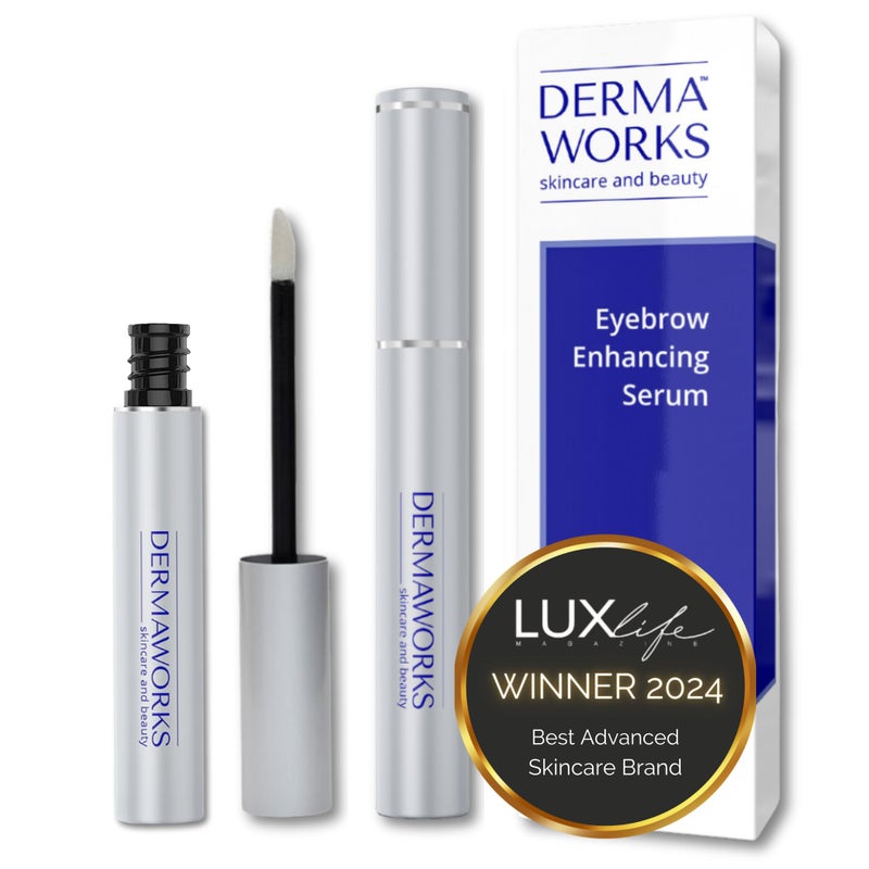 ADVANCED EYEBROW GROWTH SERUM  Eyebrow Serum to Grow Brows  Rapid Brow Growth Treatment  Brow Conditioner  Thickener  Suero para Cejas Crecimiento  Crecimiento de Cejas by DERMAWORKS